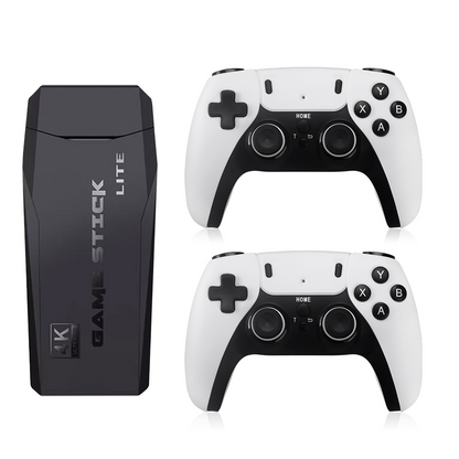 Wireless Retro Gaming Console with 4K HDMI and Dual Controllers