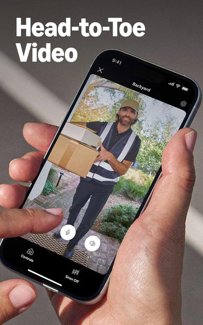 Wireless Video Doorbell with 1080p HD Camera, Motion Detection and Rechargeable Battery