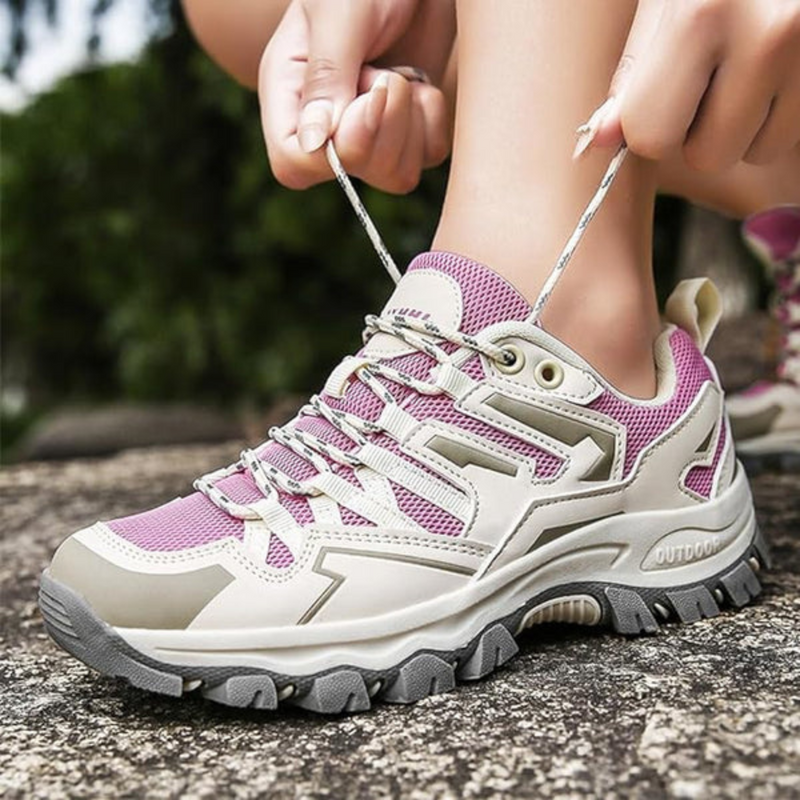 Women's Hiking Shoes with Anti-Slip Sole, Water-Resistant Design and Lightweight Support