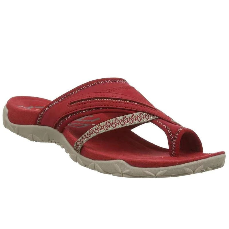 Women's Lightweight Flip Flops with Cushioned Footbed and Non-Slip Sole