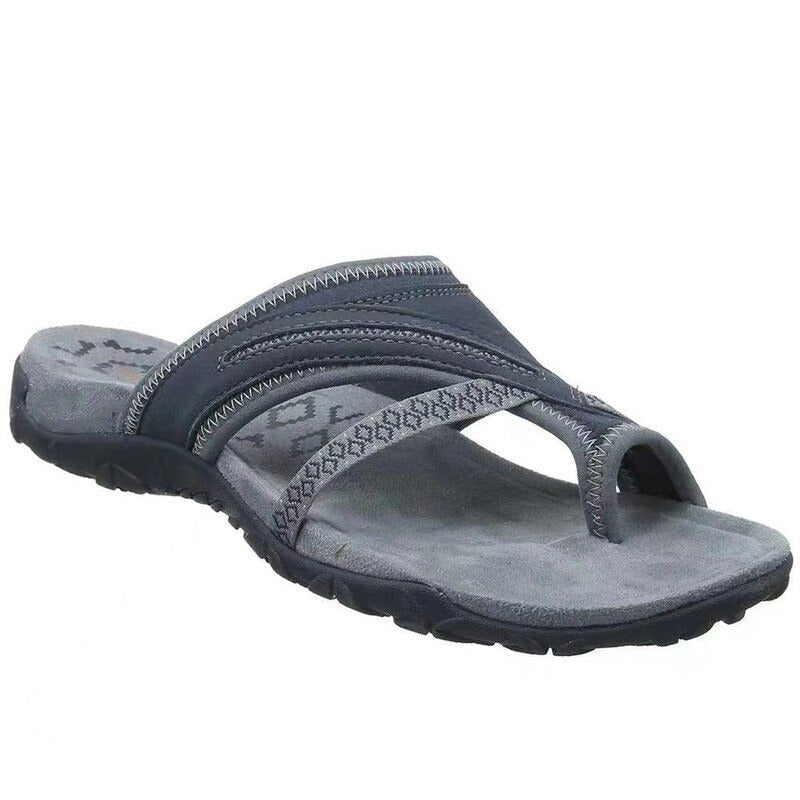 Women's Lightweight Flip Flops with Cushioned Footbed and Non-Slip Sole