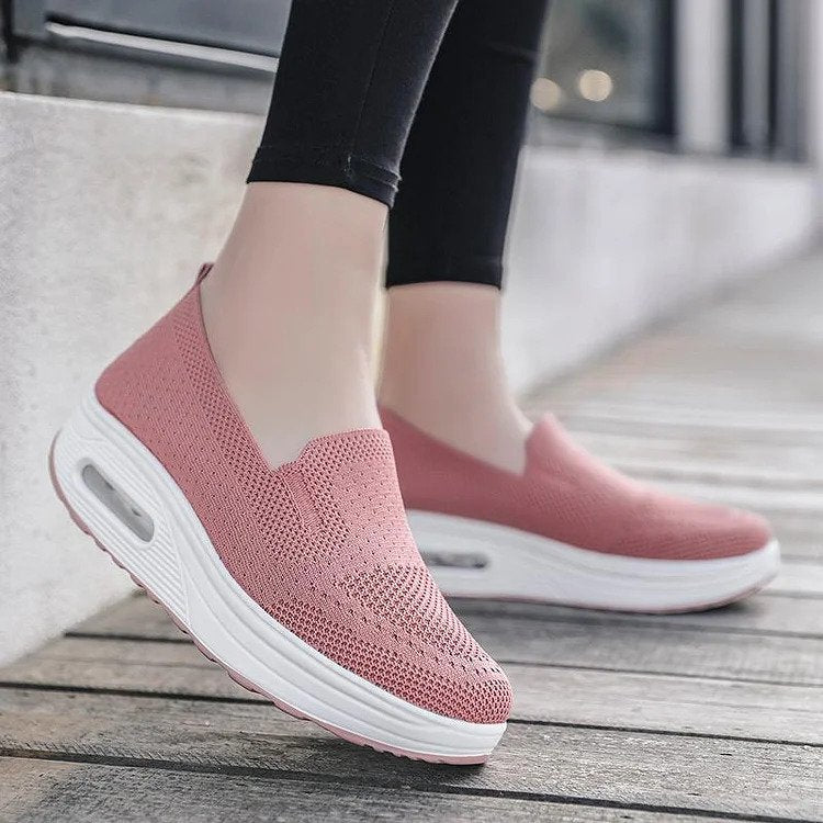 Women's Orthopedic-Style Shoes with Arch Support and Non-Slip Sole