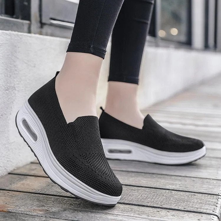 Women's Orthopedic-Style Shoes with Arch Support and Non-Slip Sole