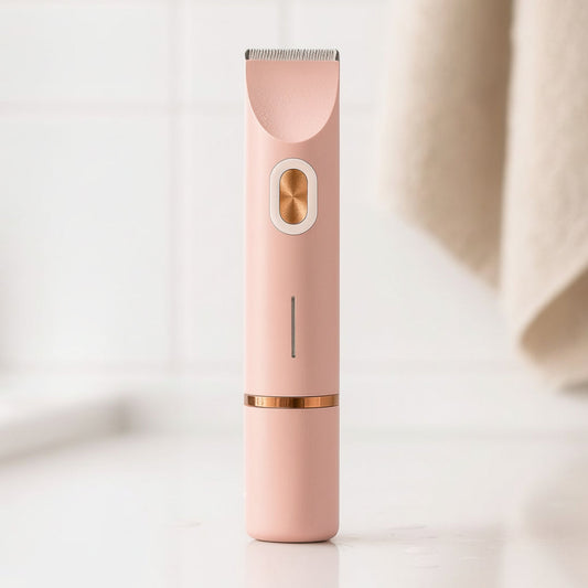 Women’s Waterproof Electric Shaver with Dual Trimming Heads USB Rechargeable