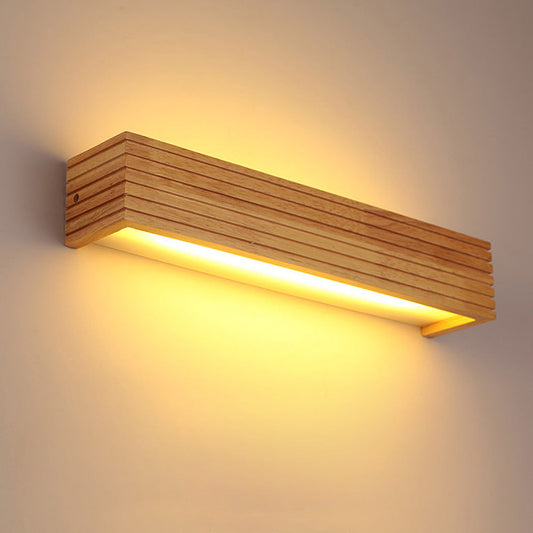 Wooden Acrylic LED Wall Sconce