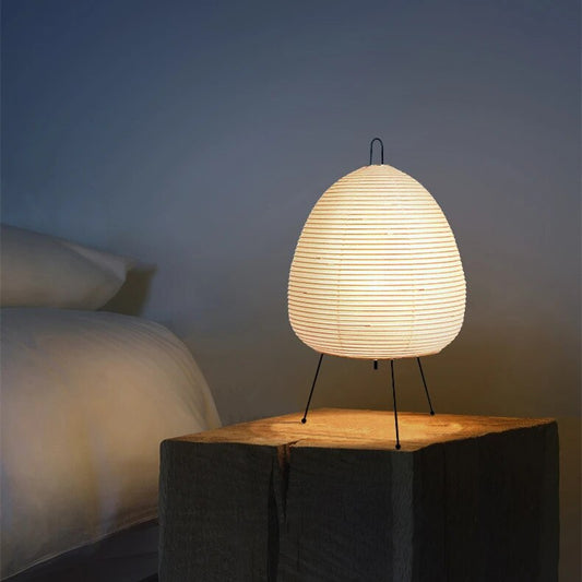 ZenGlow Japanese Rice Paper Lamp Soft Ambient Light